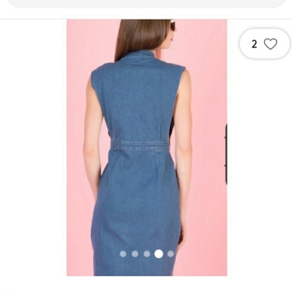 Women's Denim Jumper - Picture 5 of 5